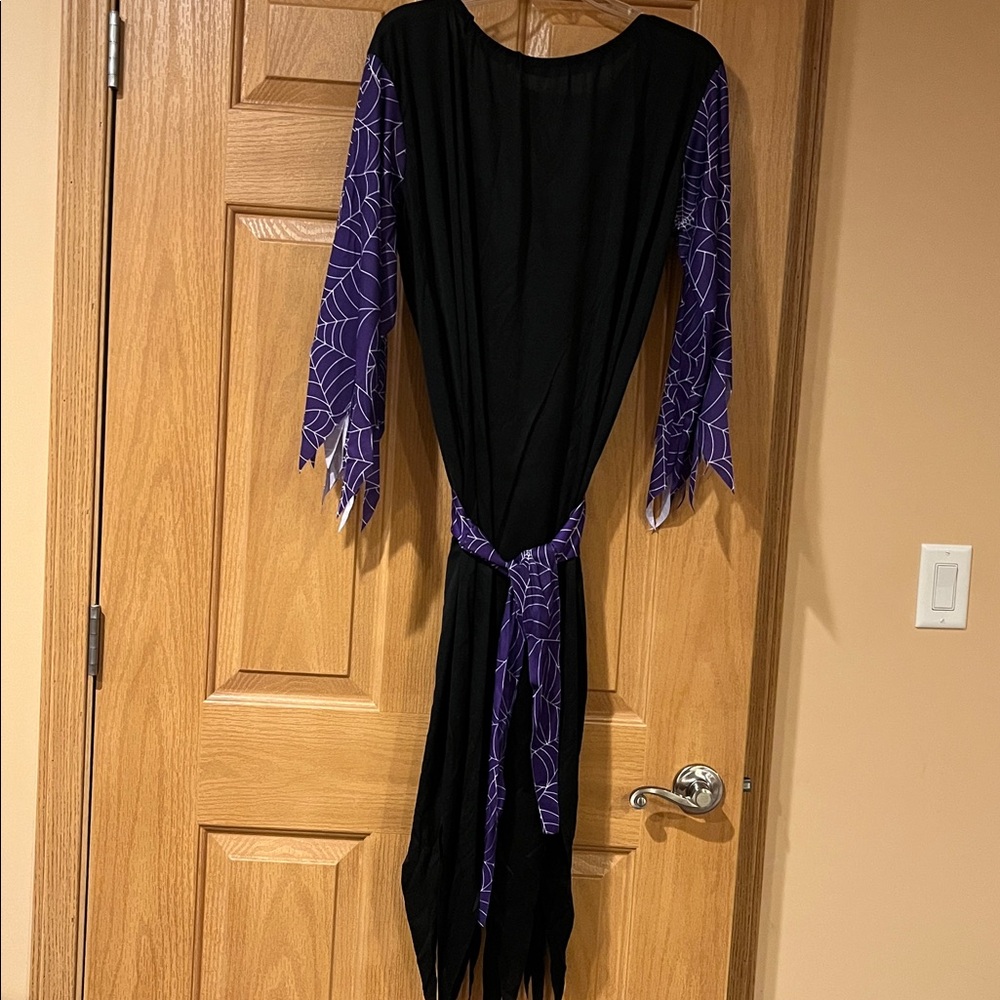 Spider woman/witch belted dress costume one size - Picture 7 of 11